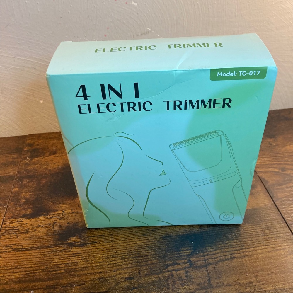 4 in 1 Electric Trimmer Women Green Groin Grooming Kit TC-017 Waterproof IPX7